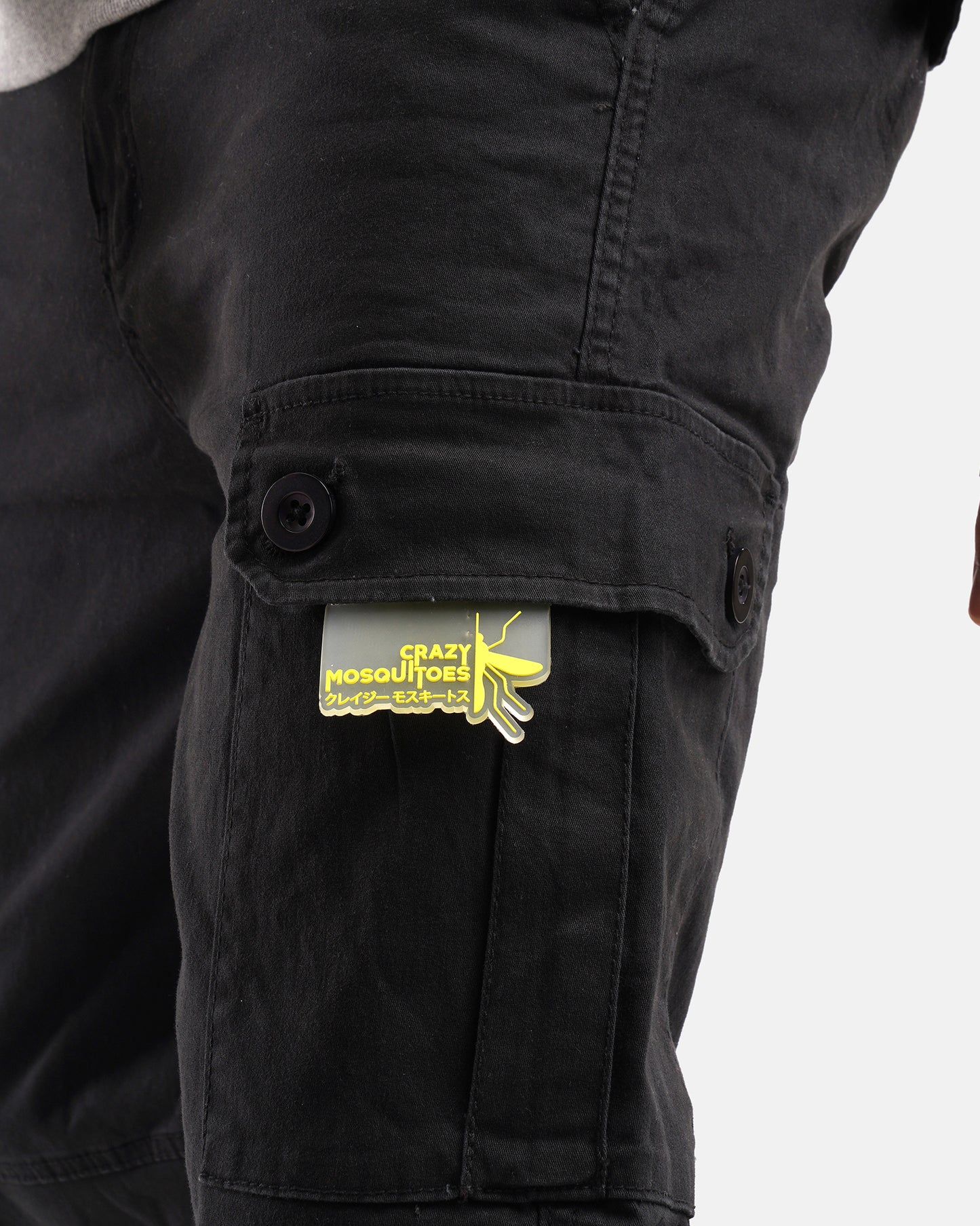 Washed Cargos Black