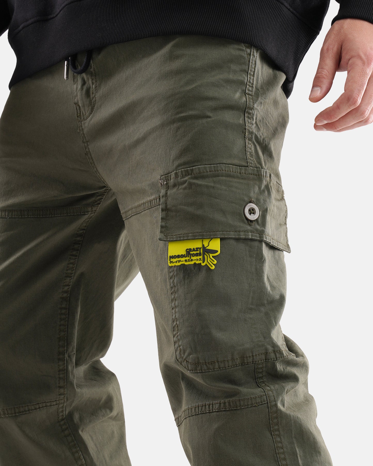Washed Cargos Olive