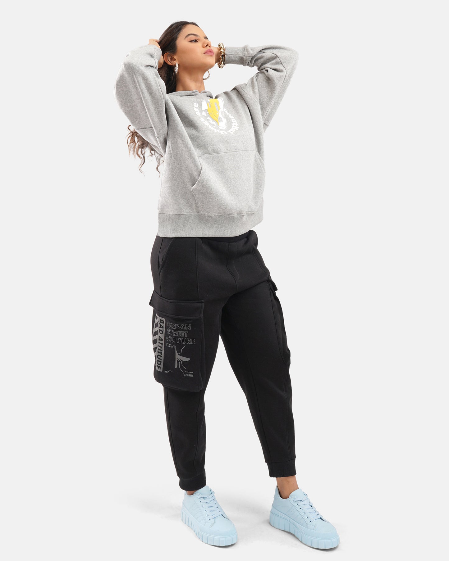 Beautiful Heart Hoodie - Grey