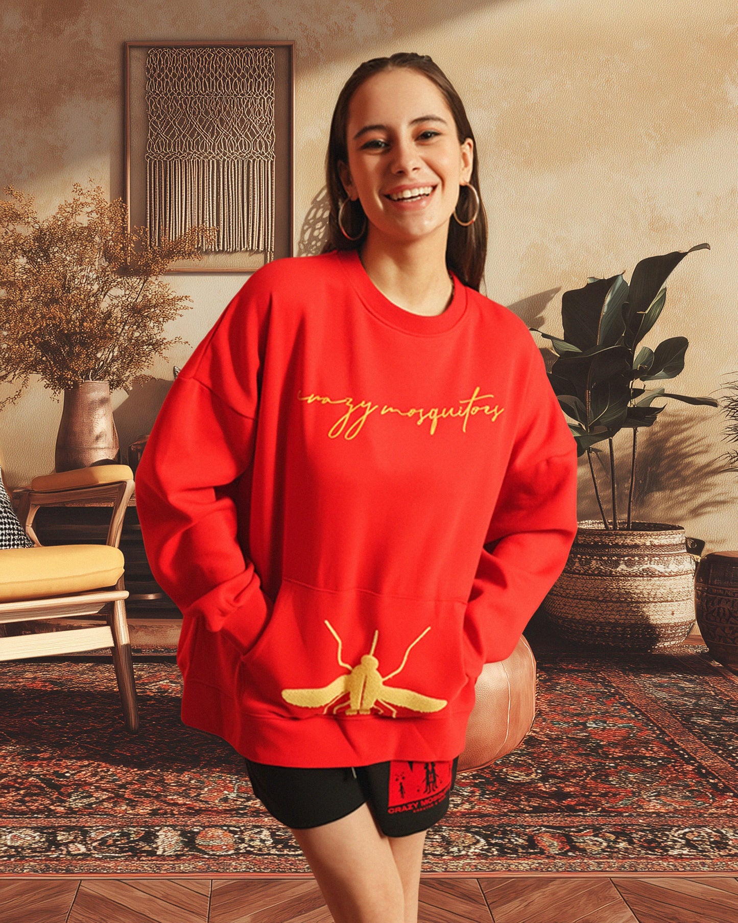 Urban Cheetah Sweat - Red