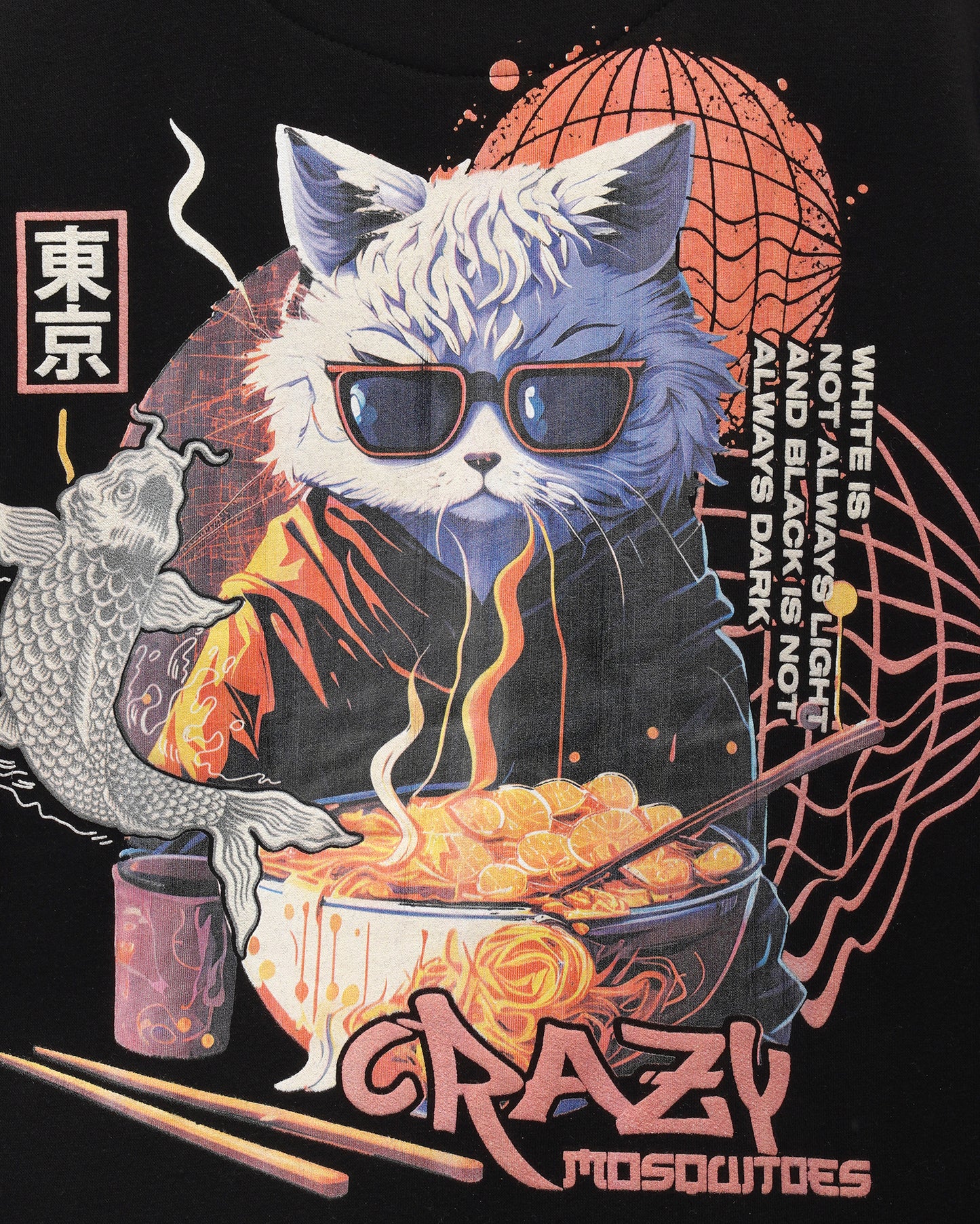 Ramen Cat Sweat - Black