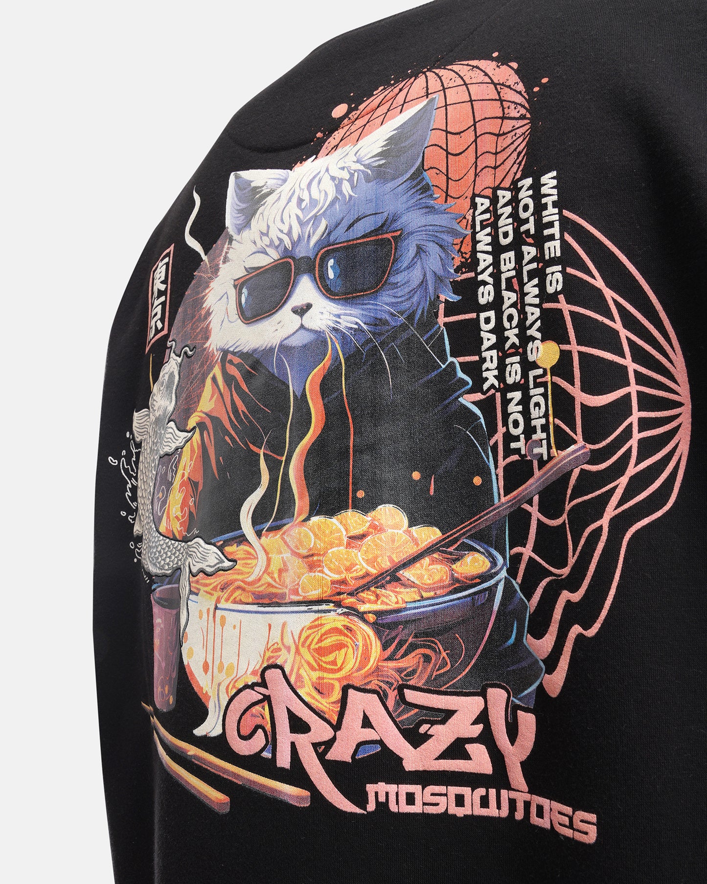 Ramen Cat Sweat Black
