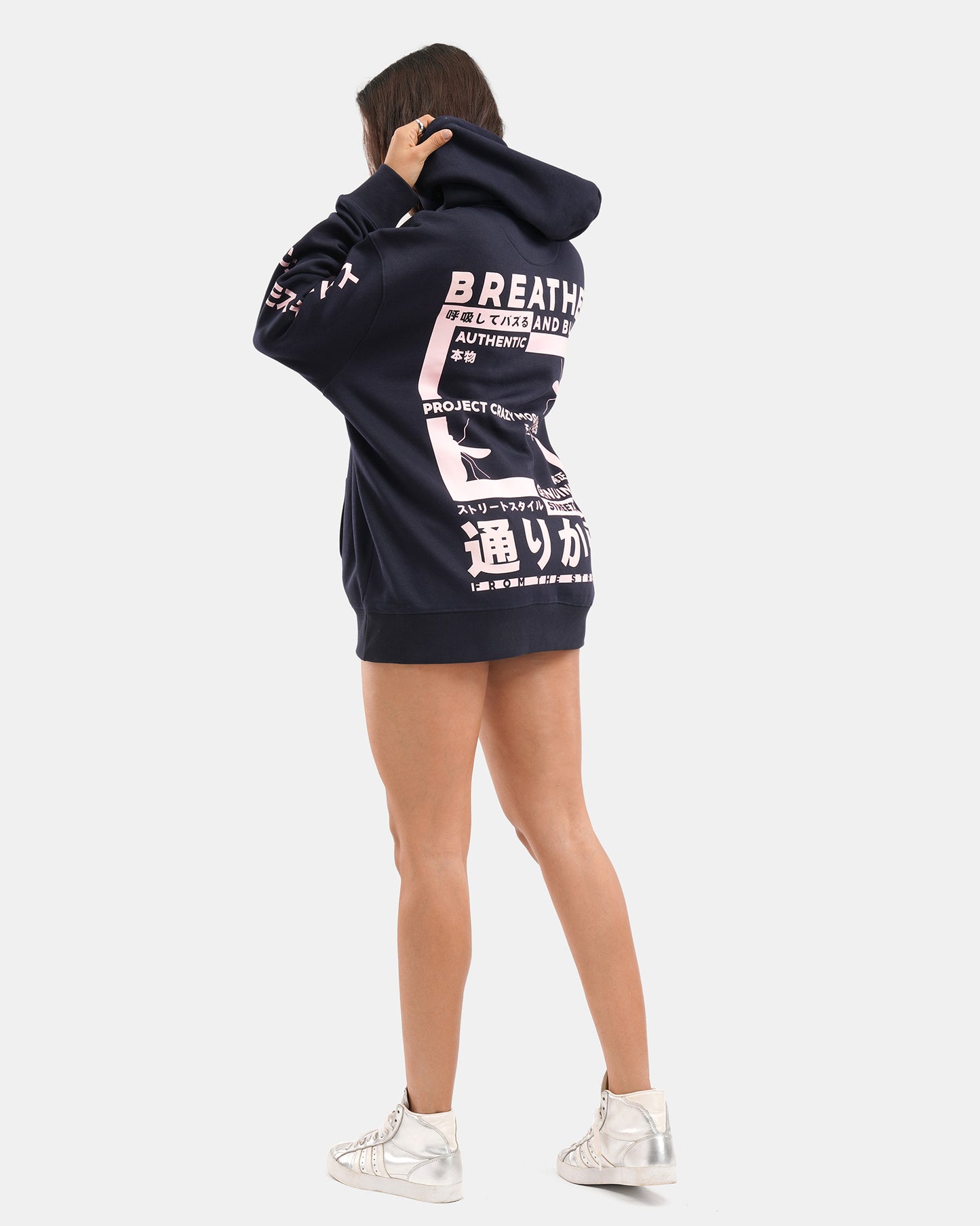 Breathe & Buzz Hoodie - Navy