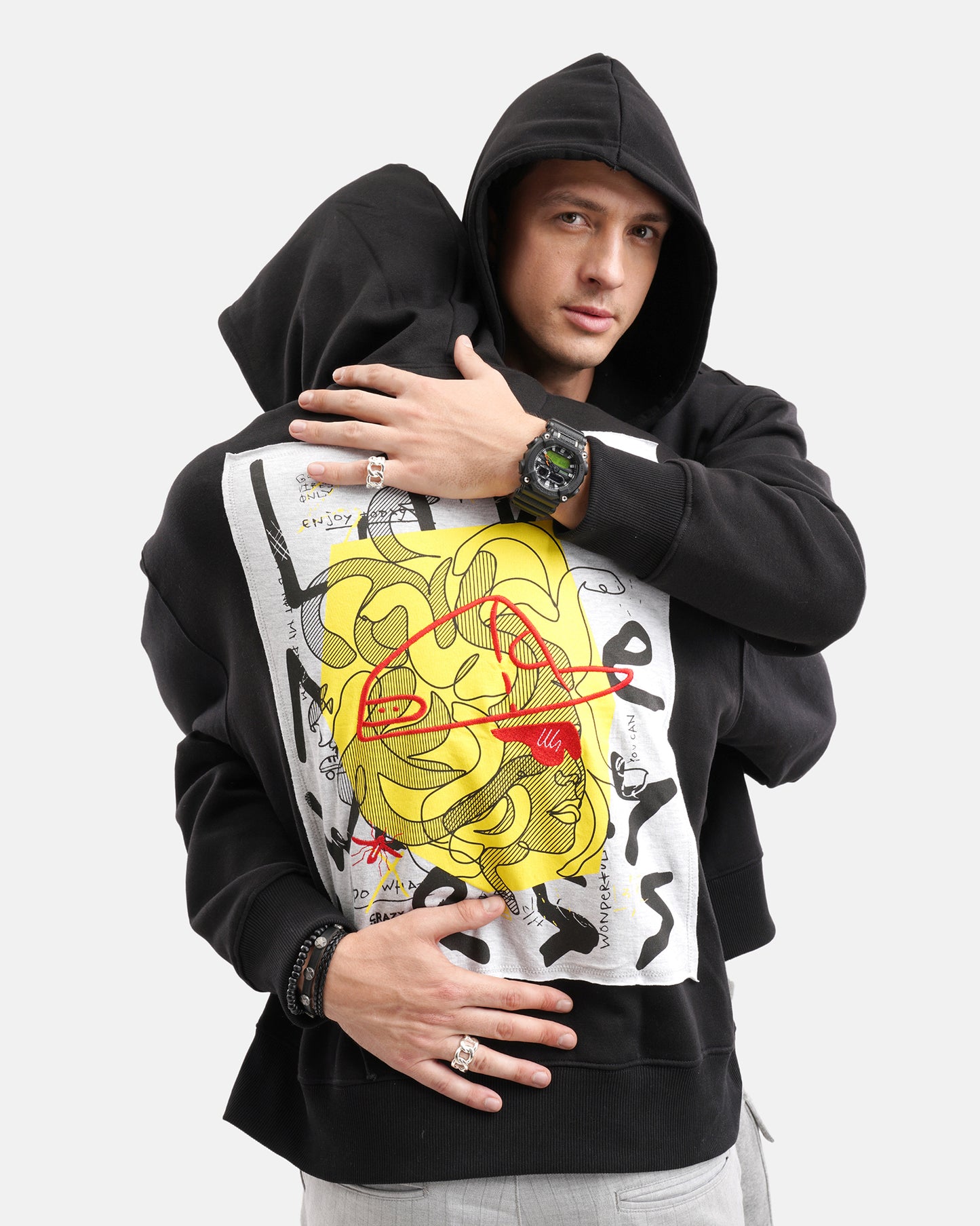 Medusa Hoodie Black