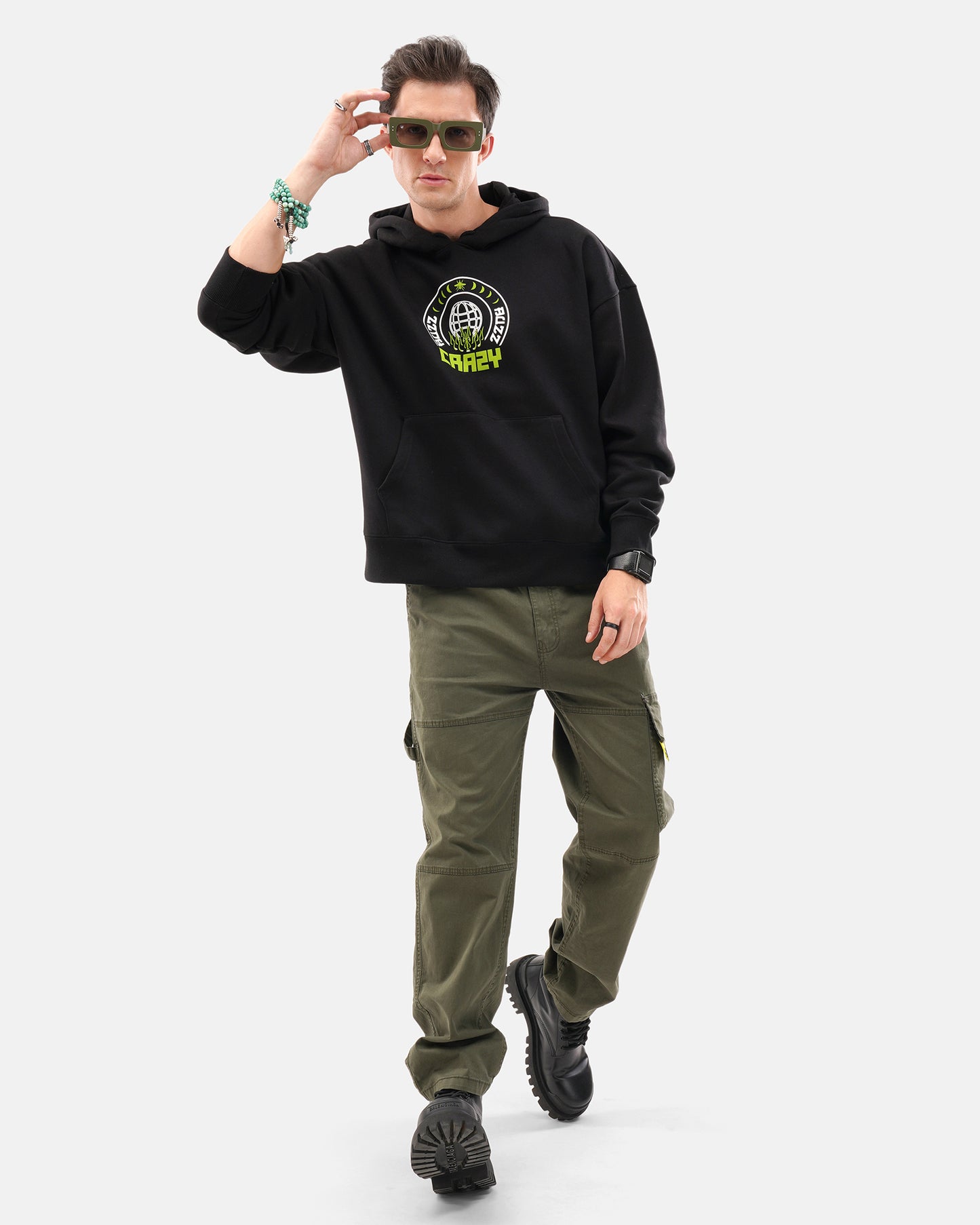 Music Mos Hoodie Black
