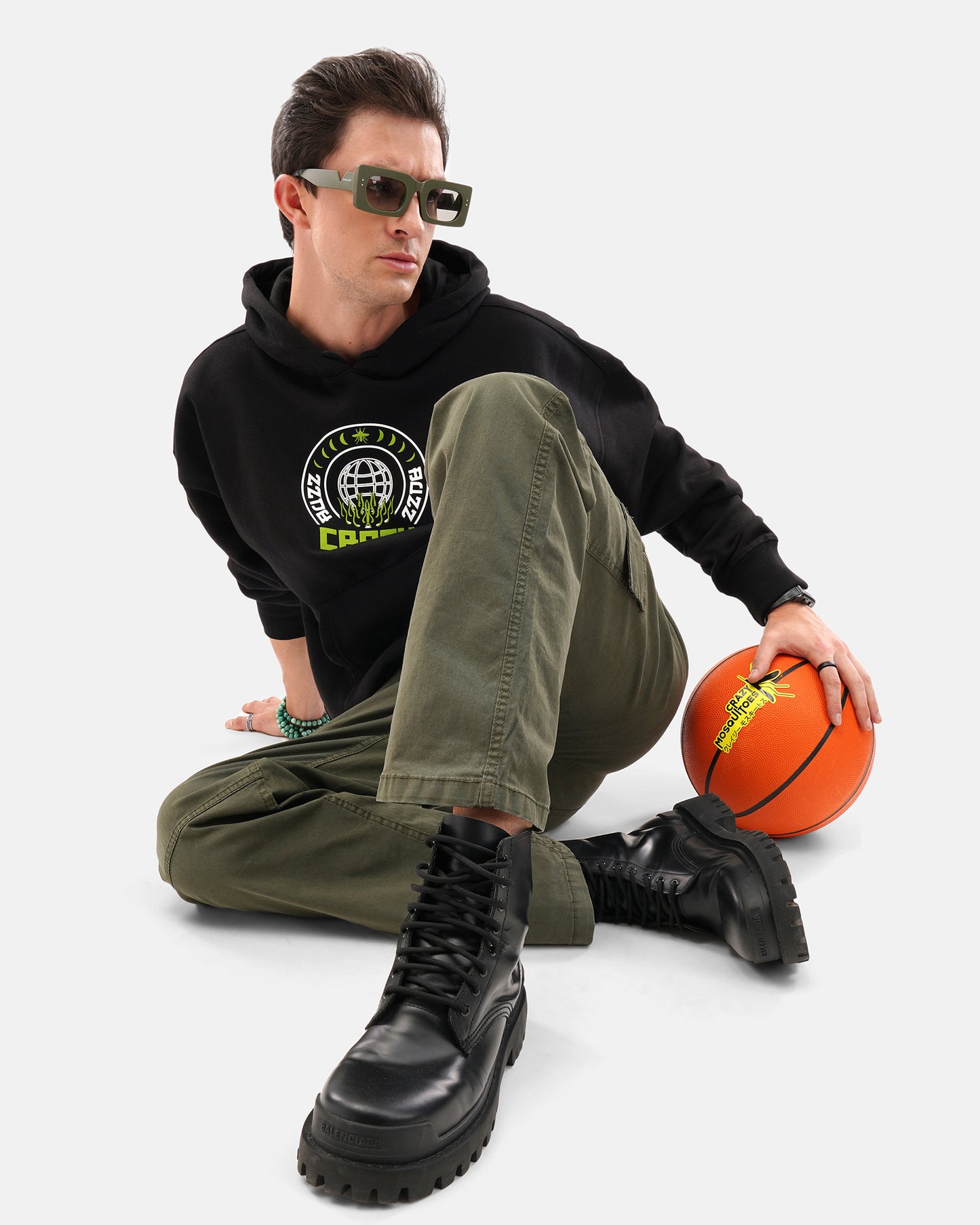 Music Mos Hoodie Black