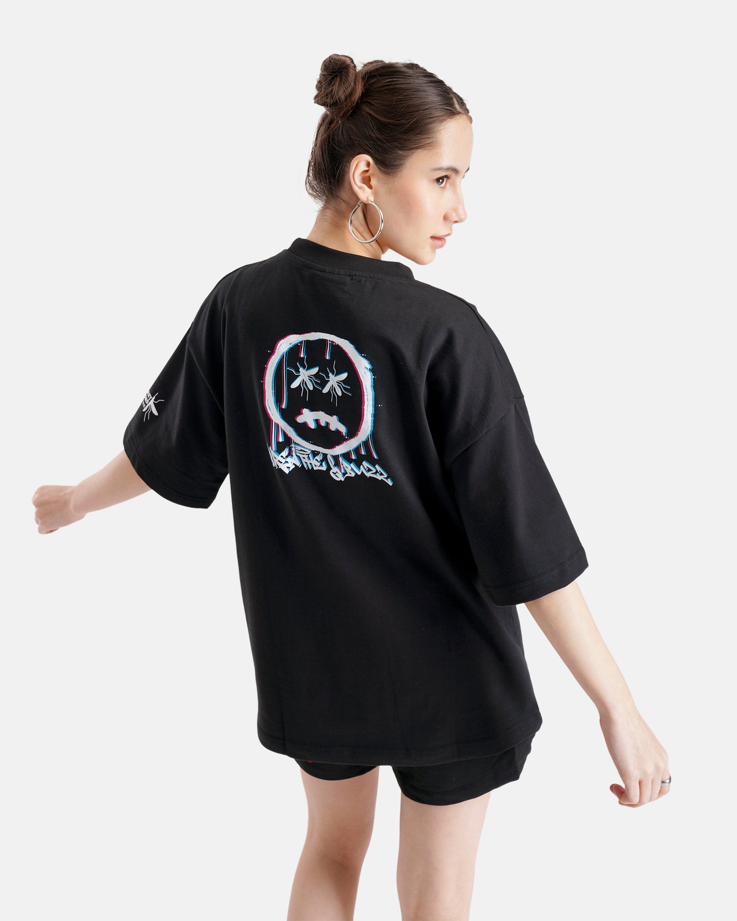 Psy Bear Tee - Black