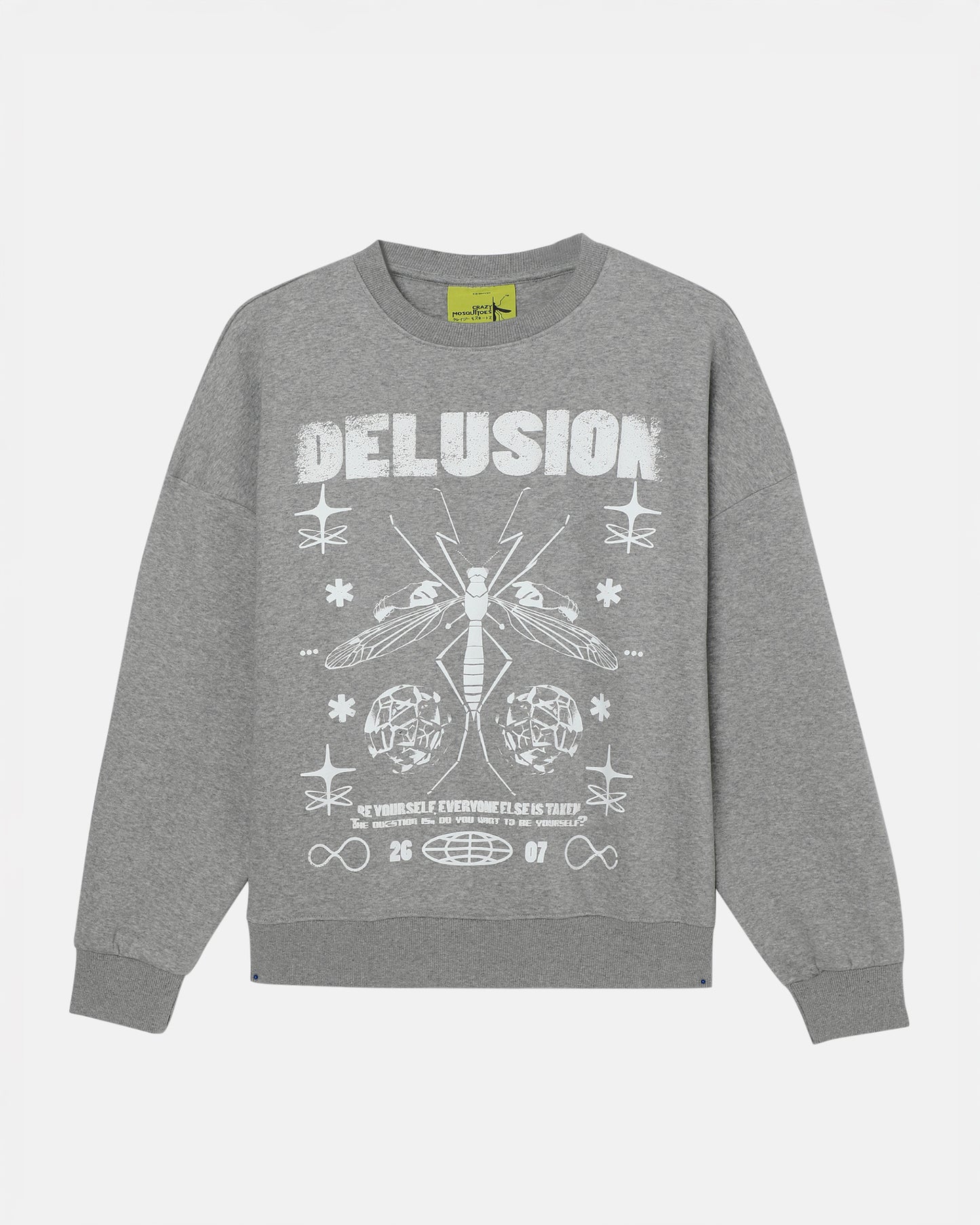 Delusion Sweat Grey Melange
