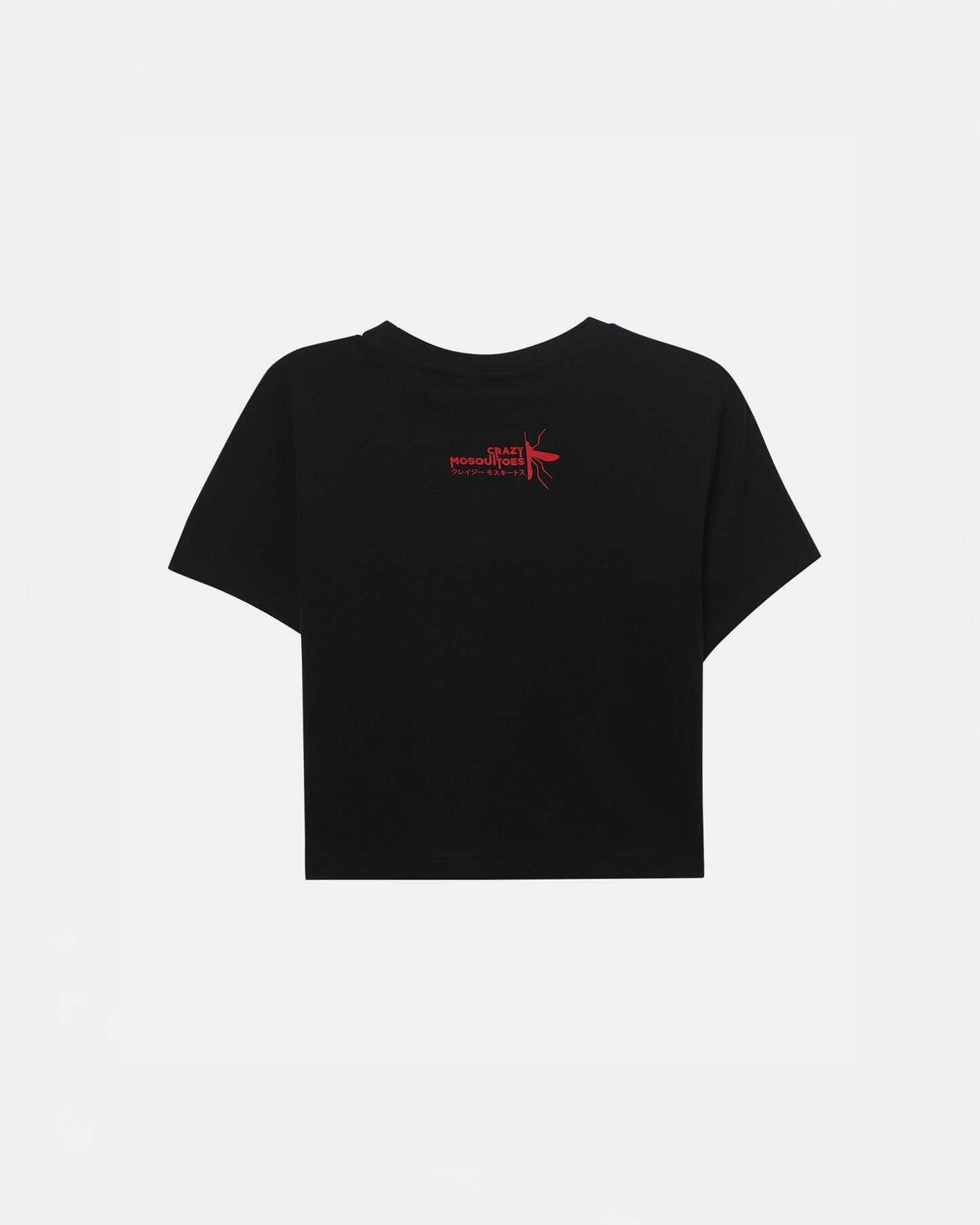 Cosmic Intruder Crop - Black