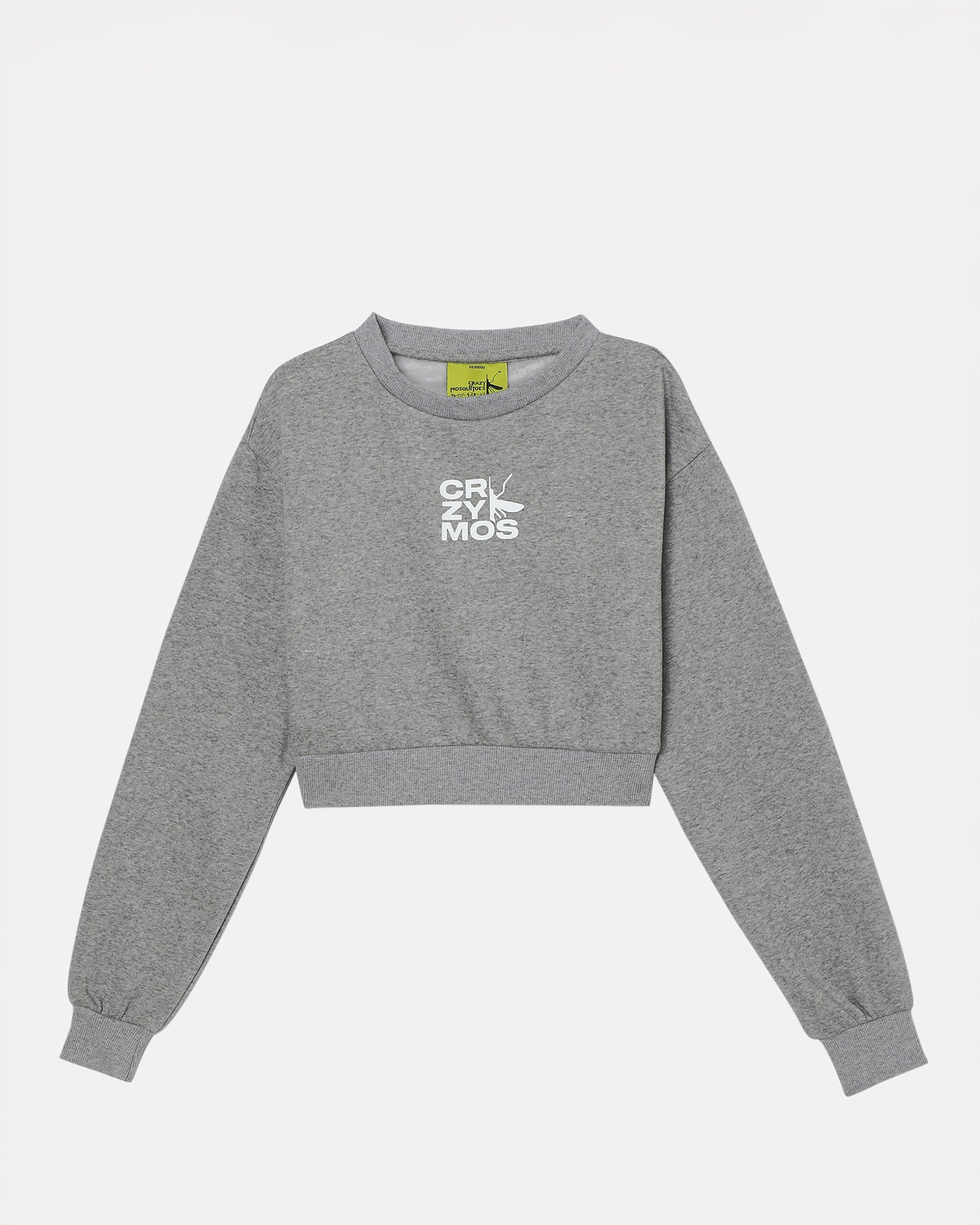 Unrestricted Crop Sweat - Grey