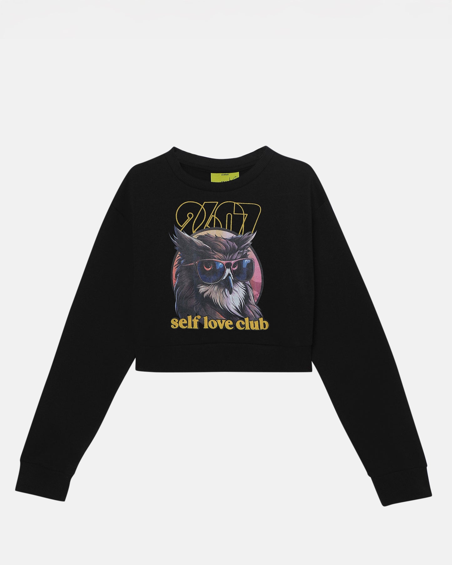 Self Love Crop Sweat - Navy