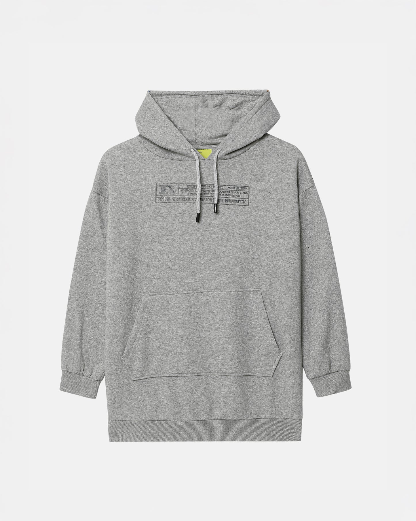 Worldwide Long Hoodie - Grey