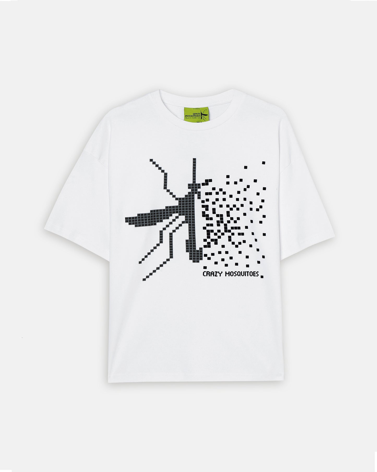 Pixel Mos Tee - White