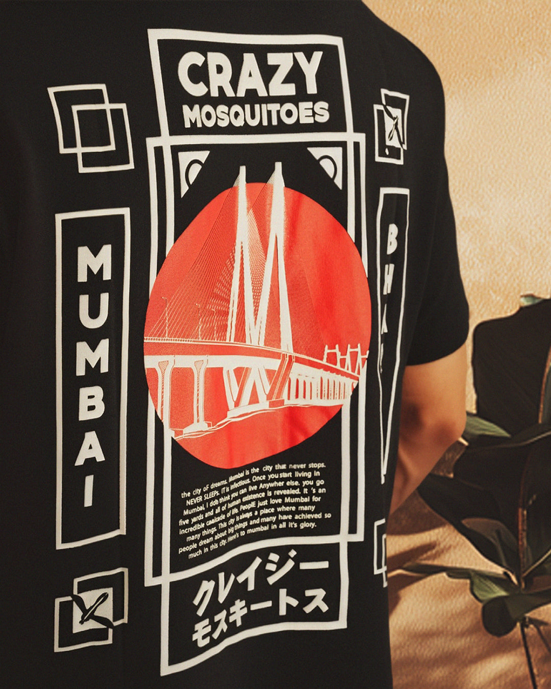 Mumbai Tee Black