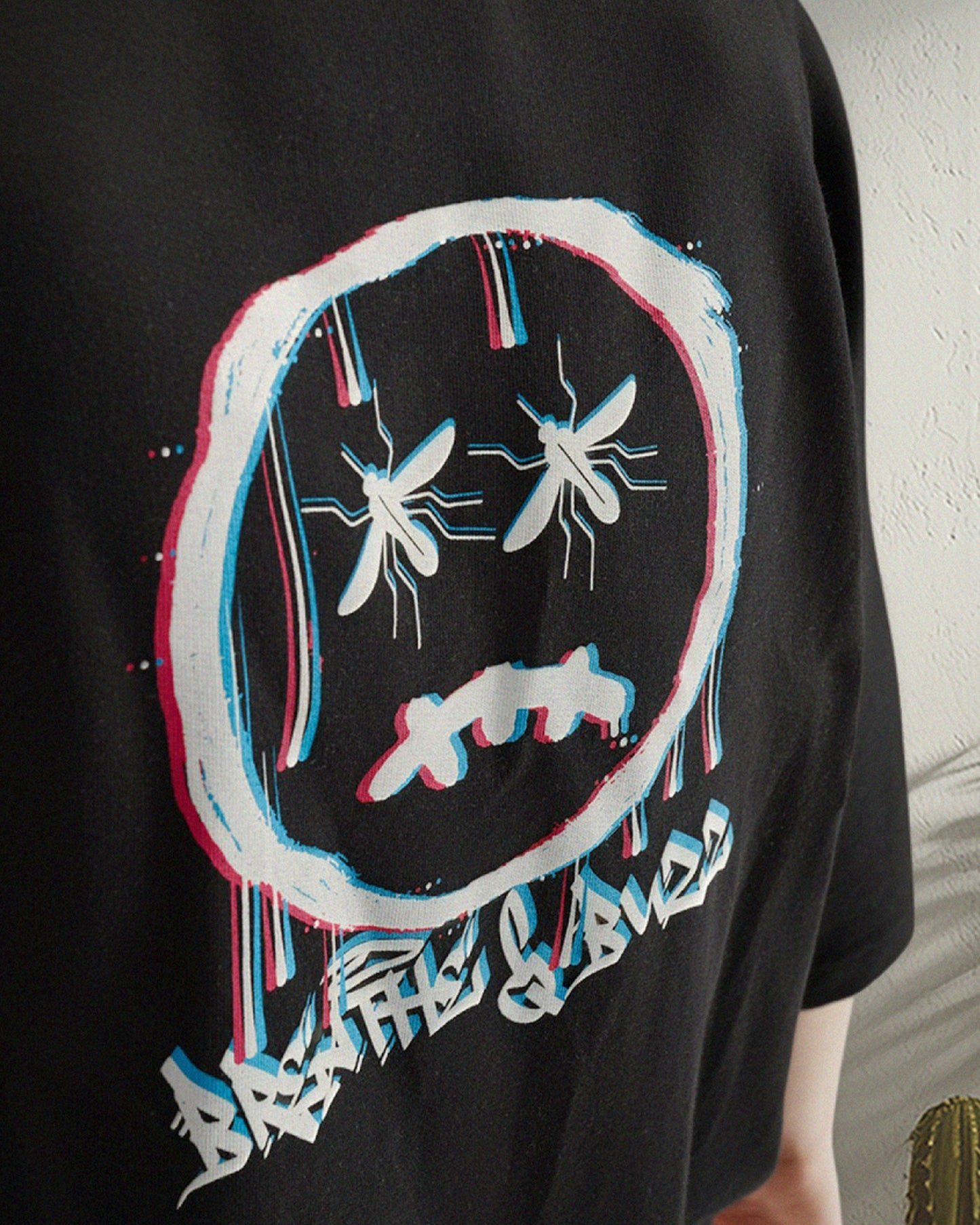 Psy Bear Tee Black