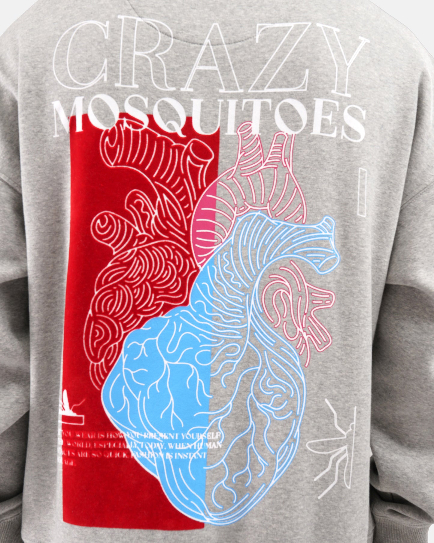 Beautiful Heart Hoodie Grey