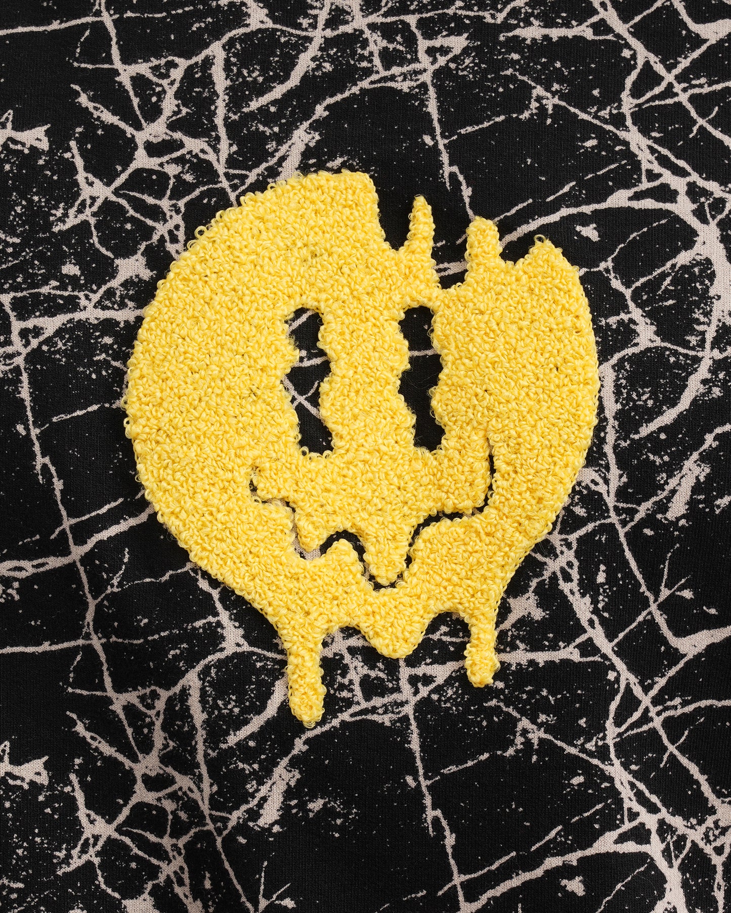 Grumpy Face Tee - Black