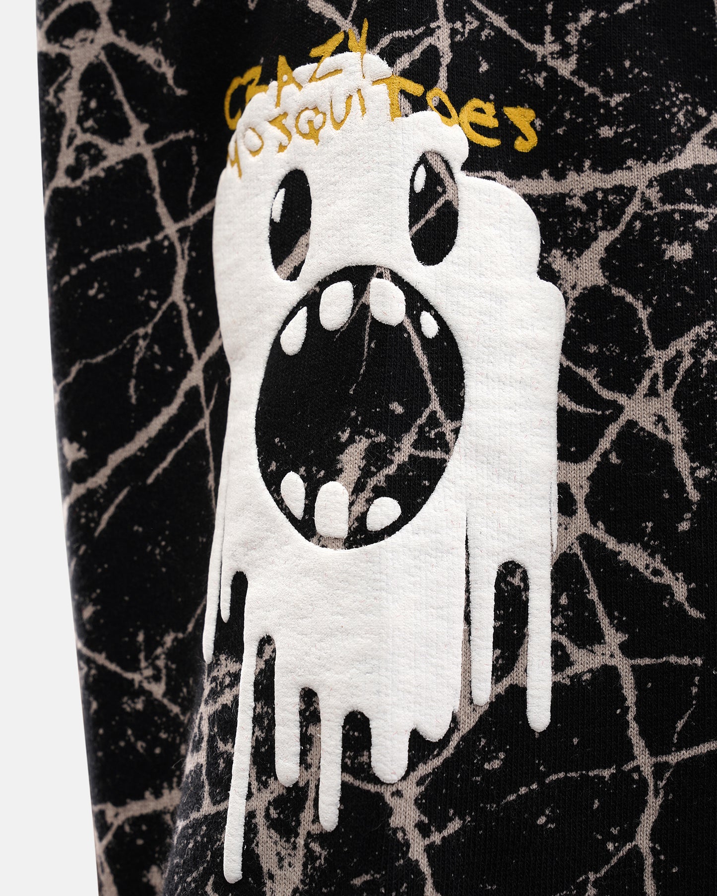 Grumpy Face Tee - Black