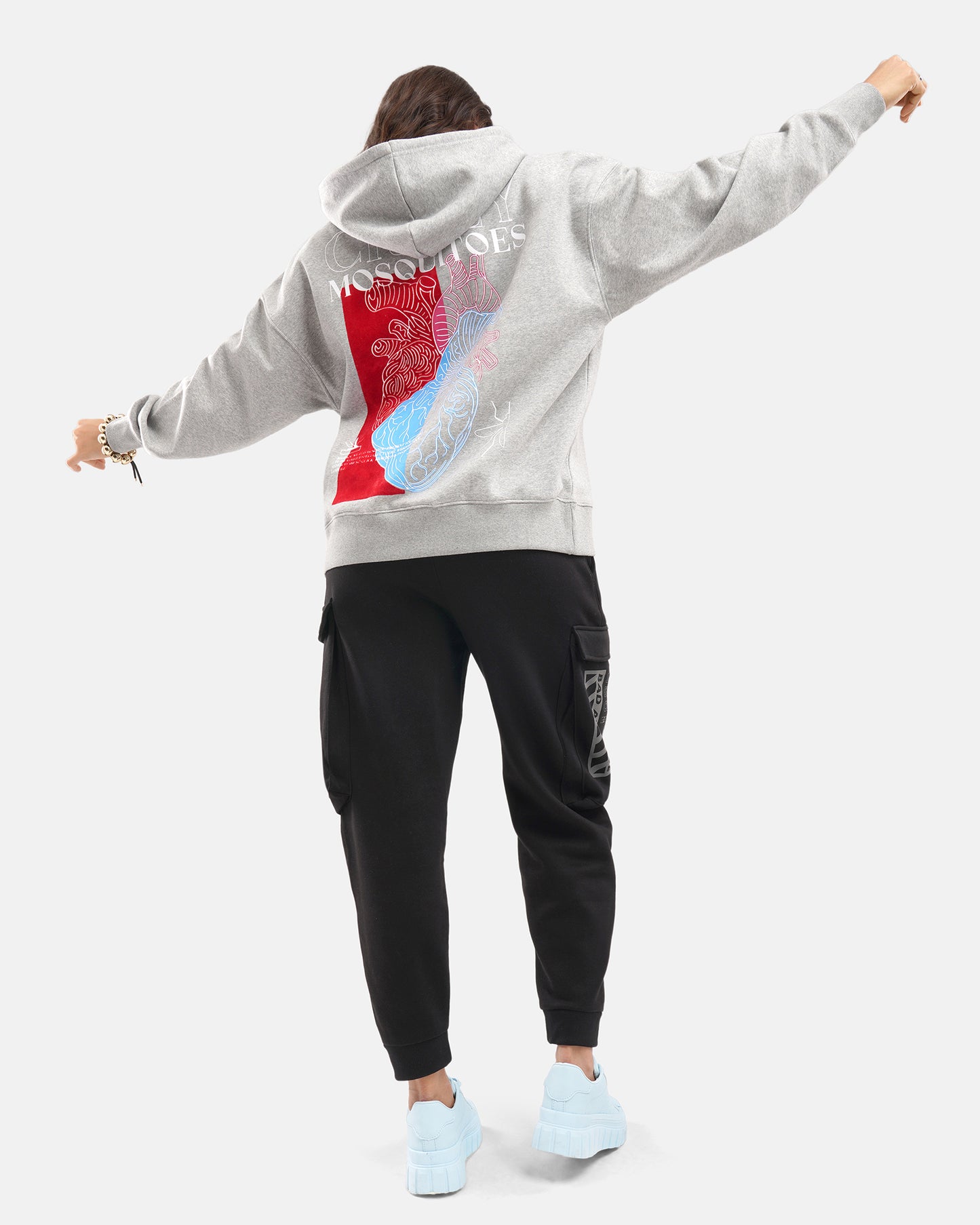 Beautiful Heart Hoodie - Grey