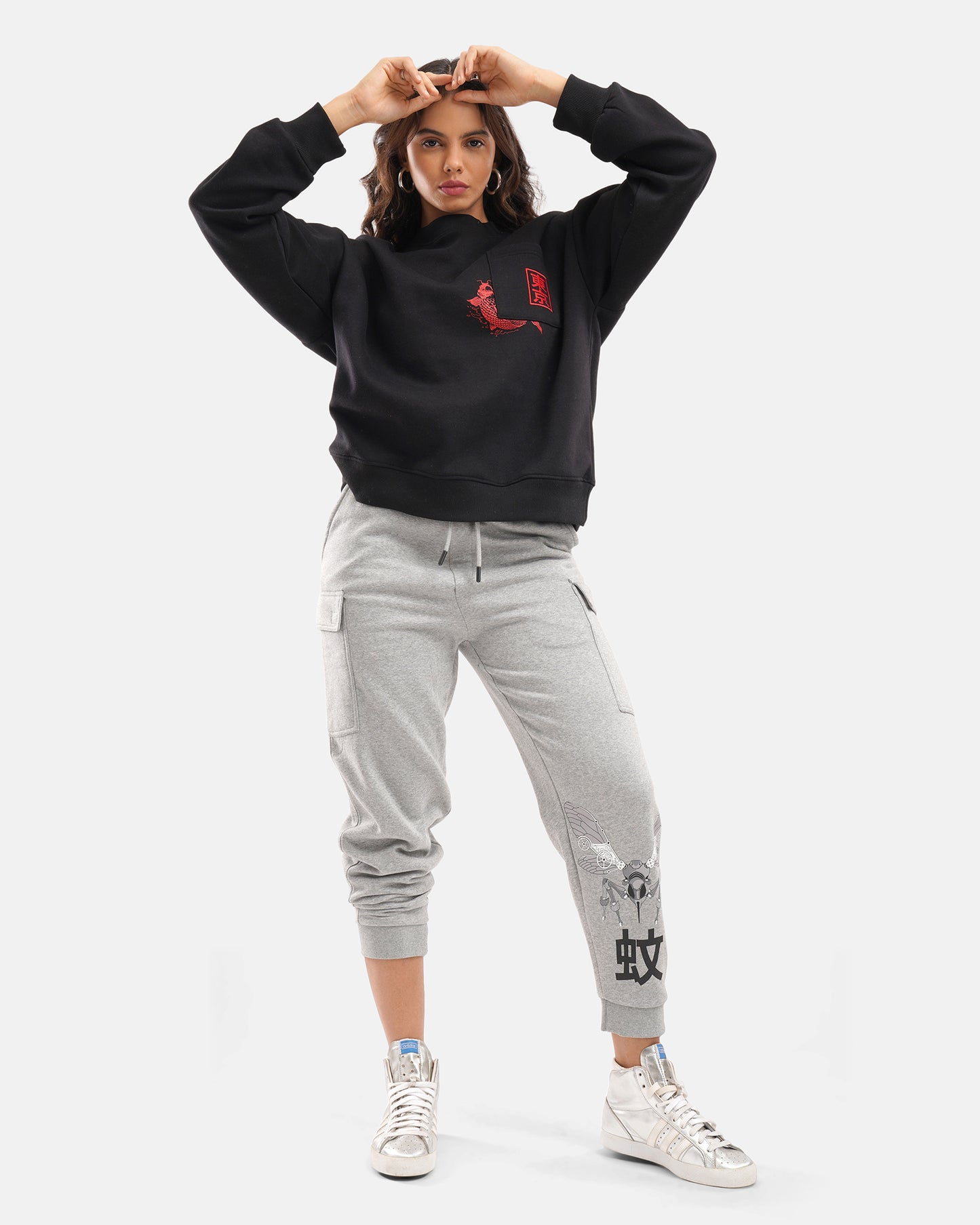 Ramen Cat Sweat - Black