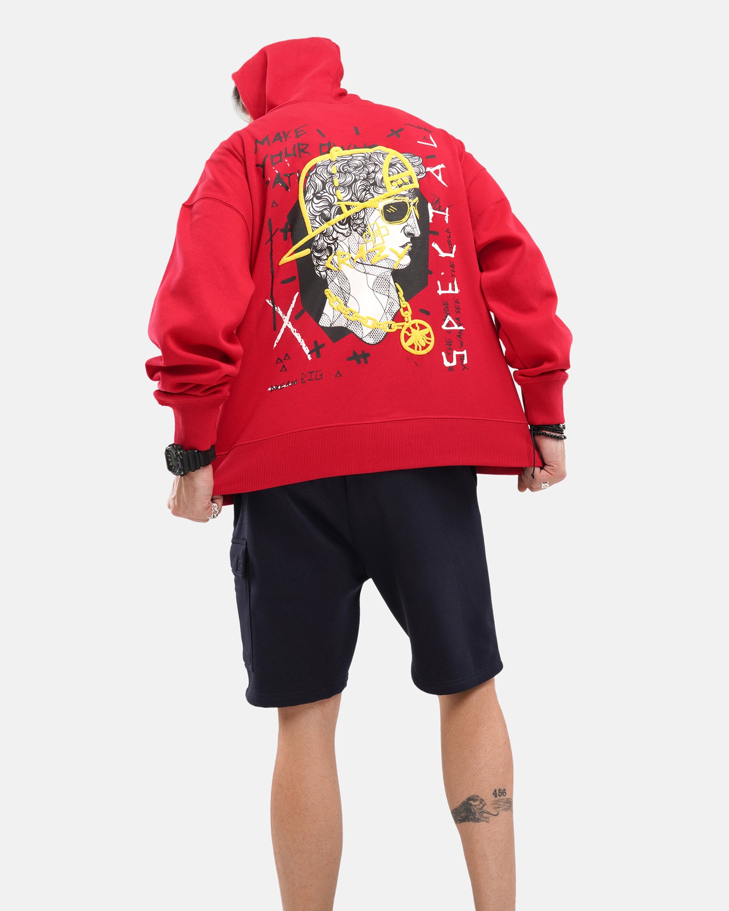 David Hoodie Red