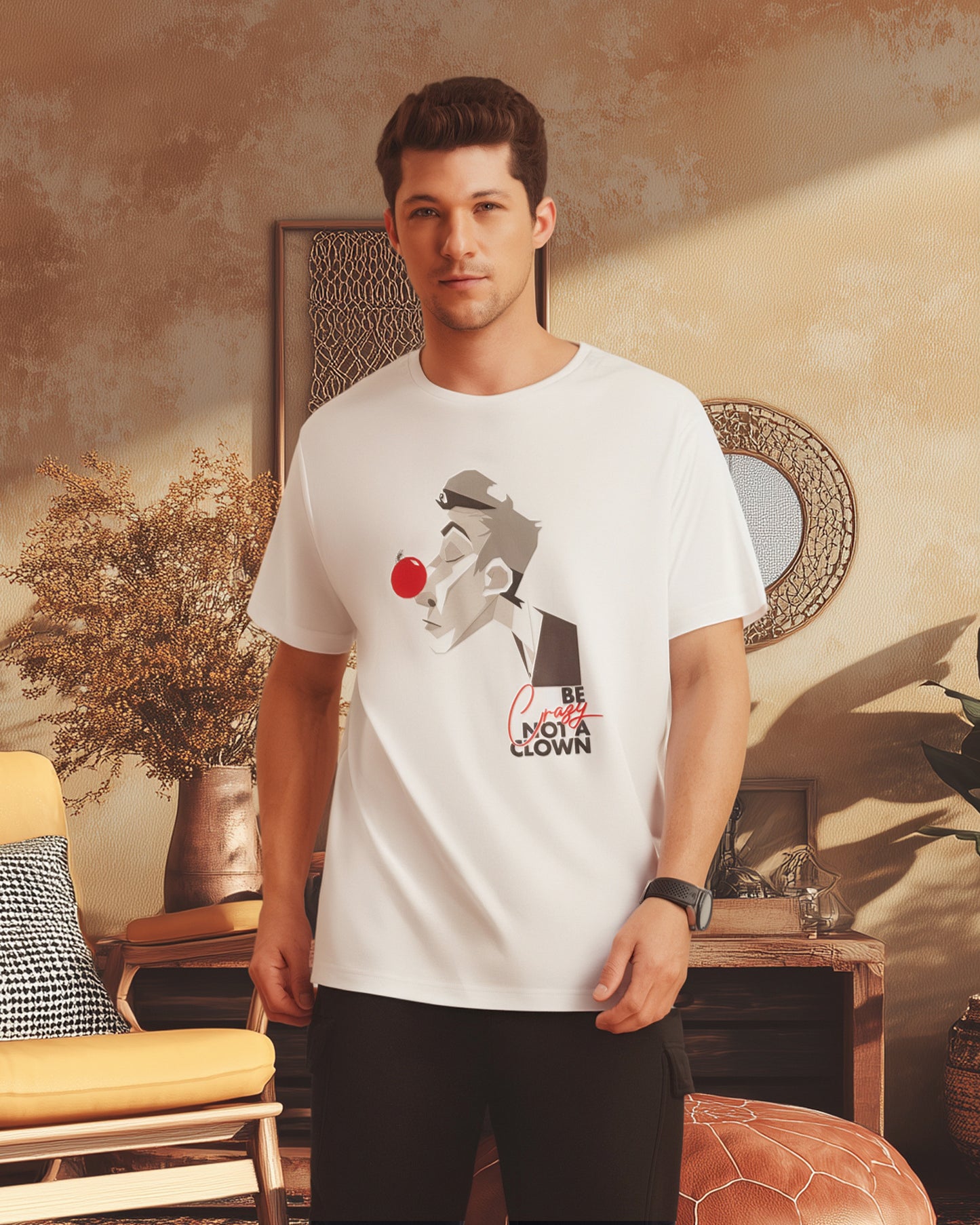 Clown Tee White