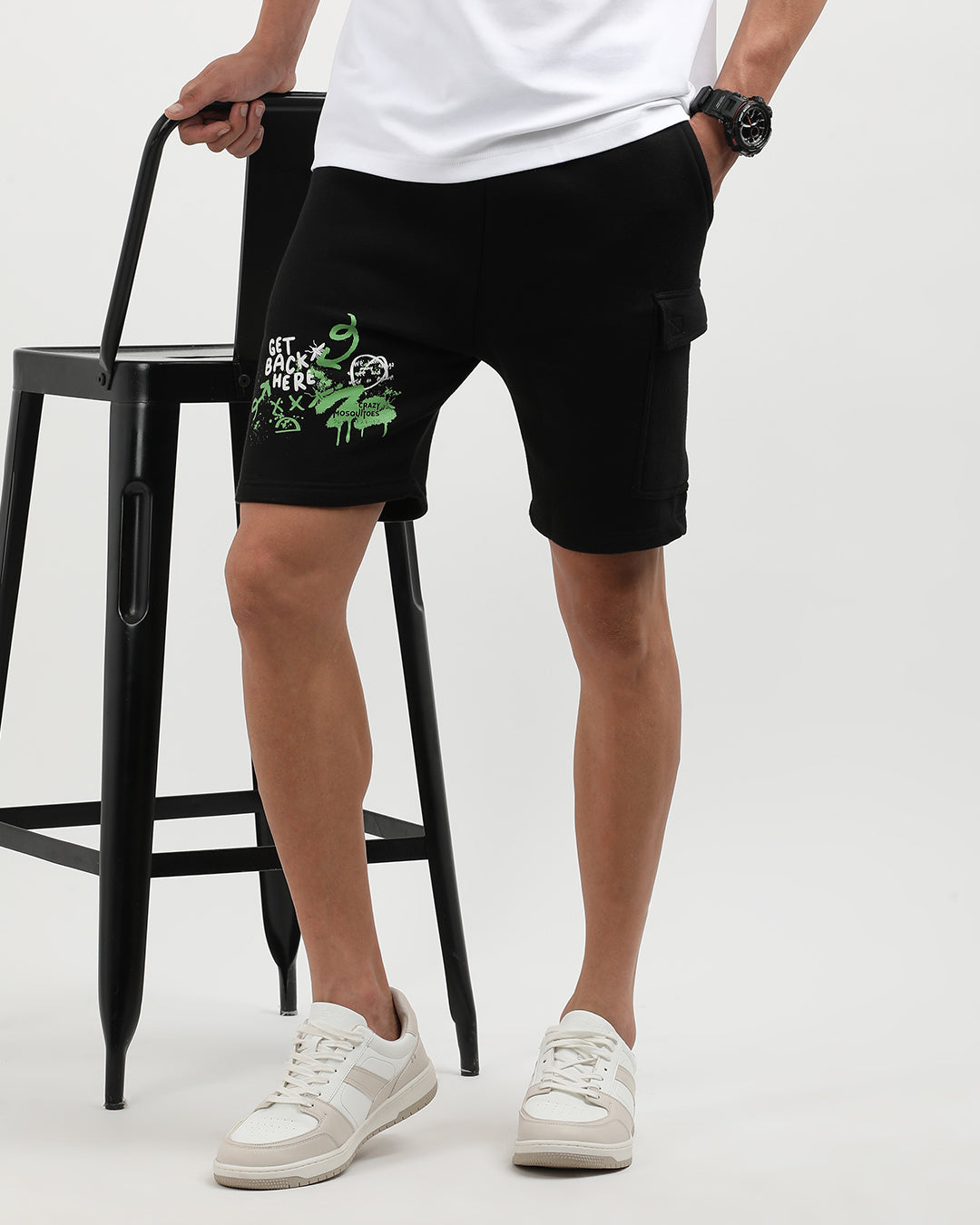 Three Pocket Shorts Black