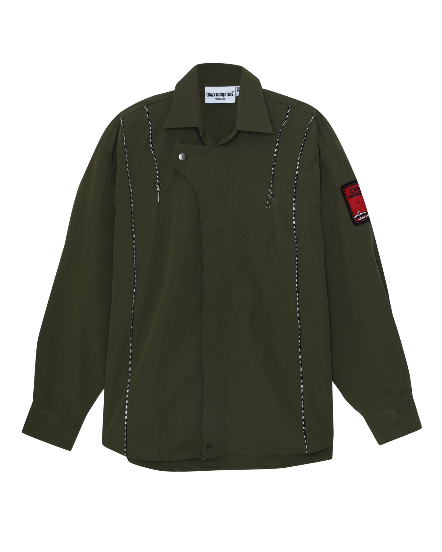 Jap Zip Dark Green