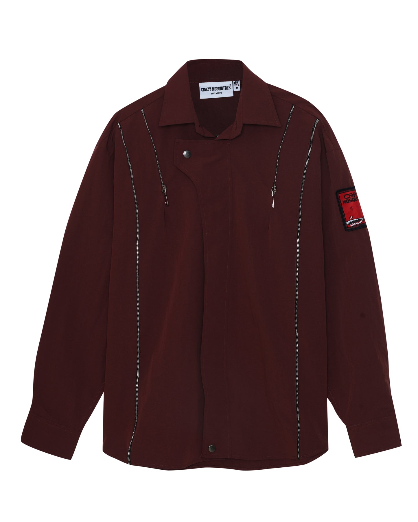 Jap Zip Maroon