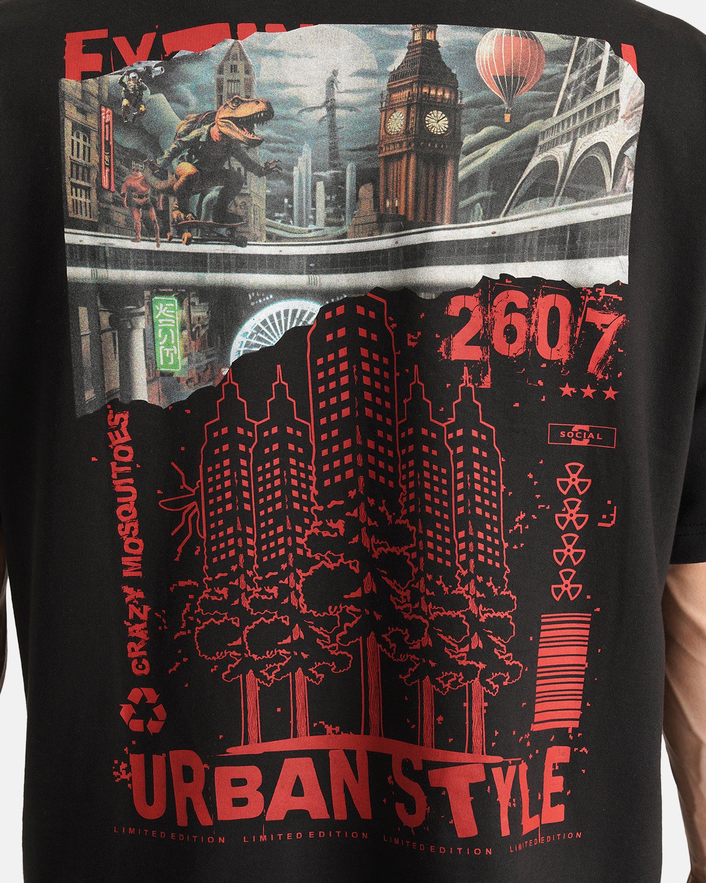 Extinction Tee Black