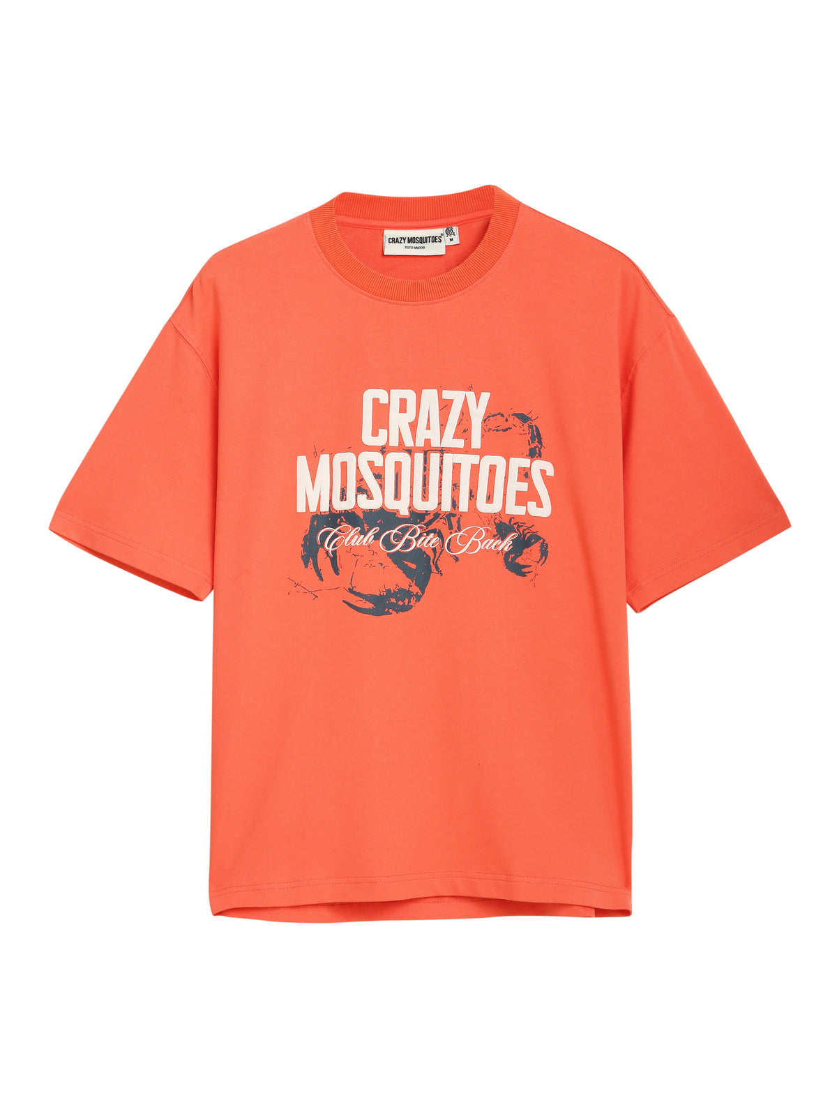 Red Flag Bamboo Tee Orange Pink