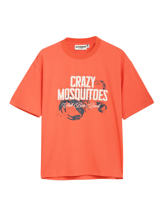 Red Flag Bamboo Tee Orange Pink