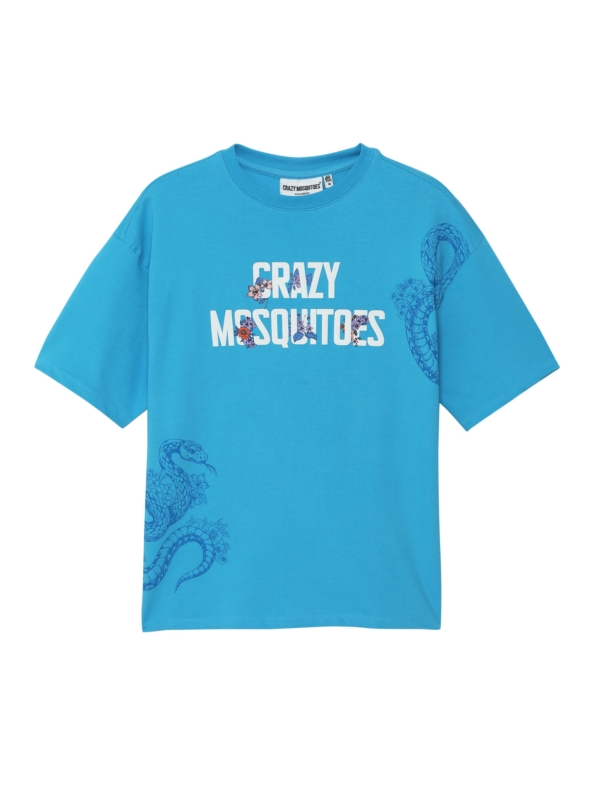Bloom & Bite Tee Aqua