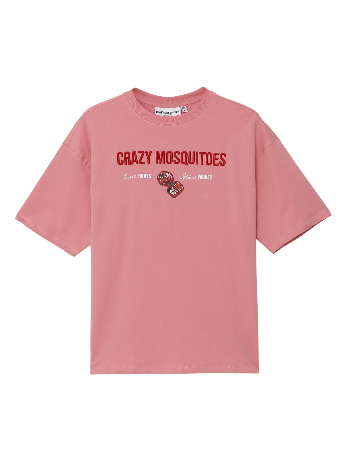 Rolling Worldwide Tee Pink