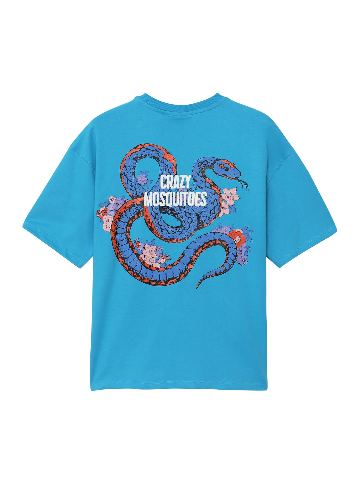 Bloom & Bite Tee Aqua