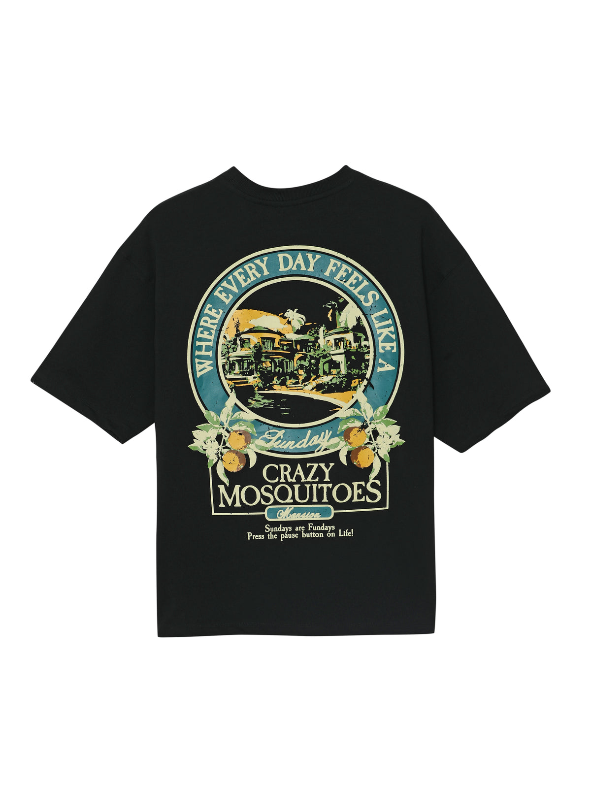 Weekend Mansion Tee Black