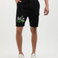 Three Pocket Fleece Shorts in Black