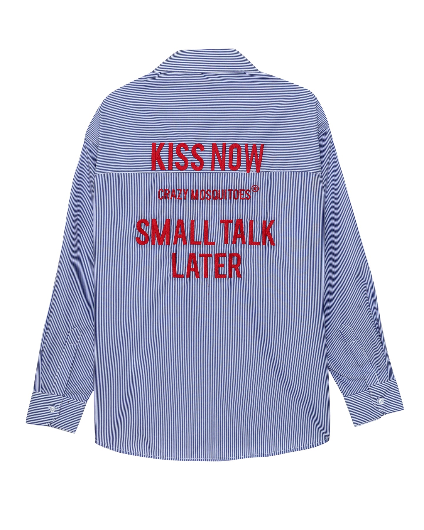 Kiss Now Stripe Blue
