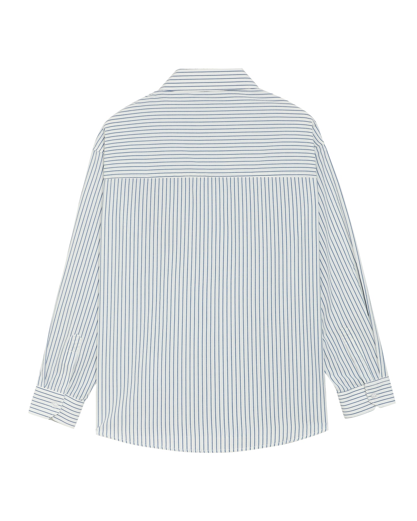 White Blue Stripe