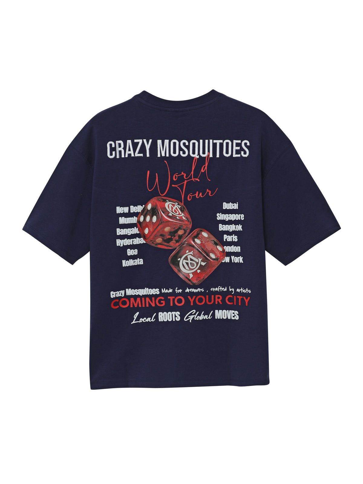 Rolling Worldwide Tee Patriot Blue