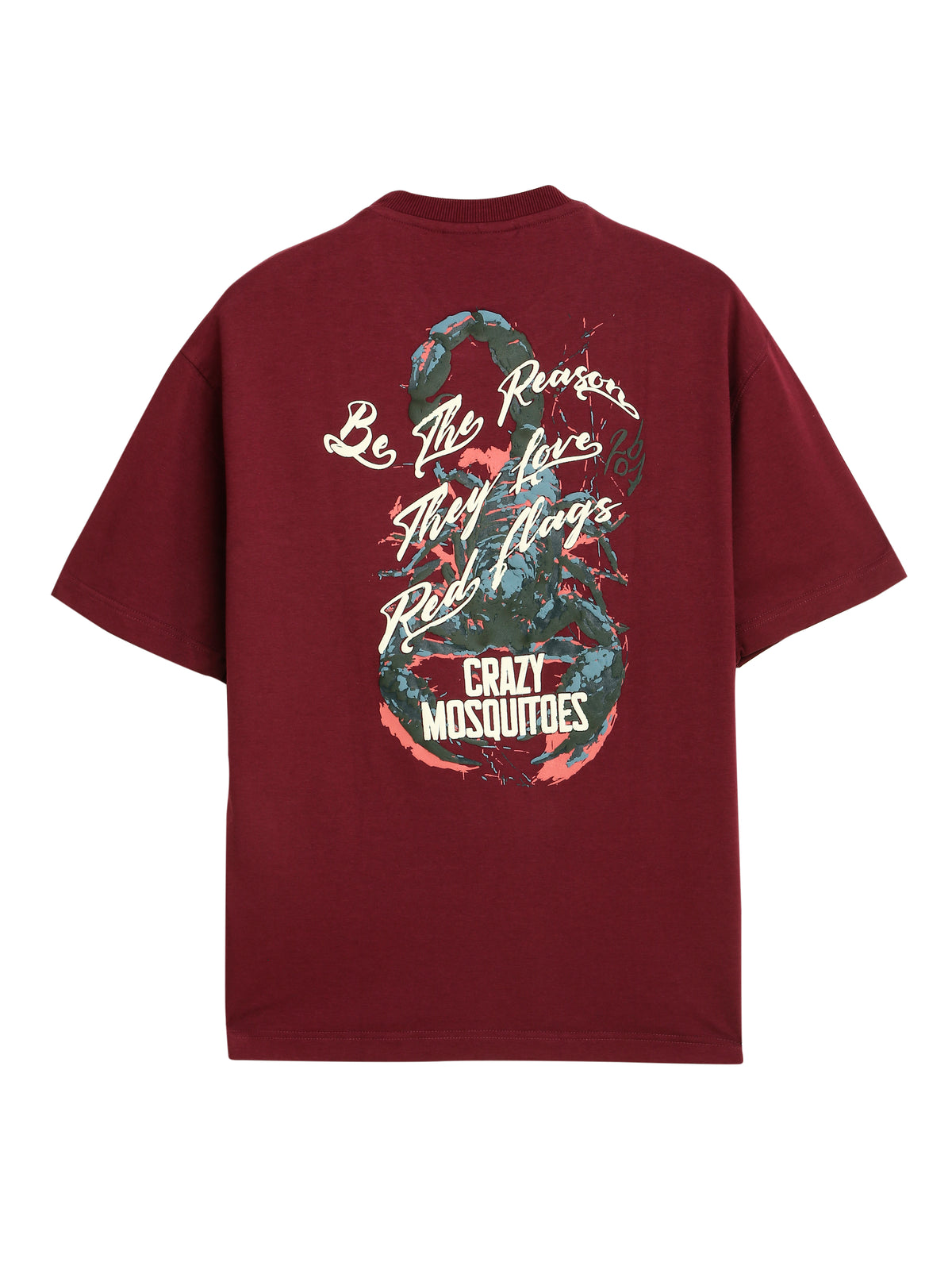 Red Flag Bamboo Tee Wine