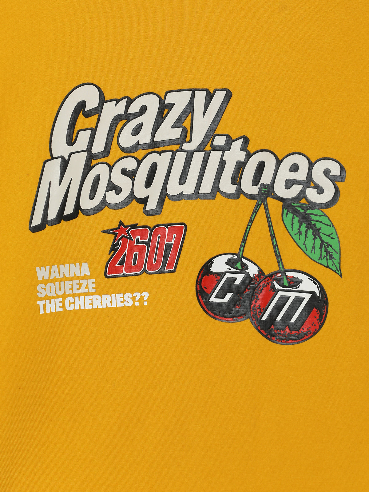 Cherry Bomb Tee Yellow