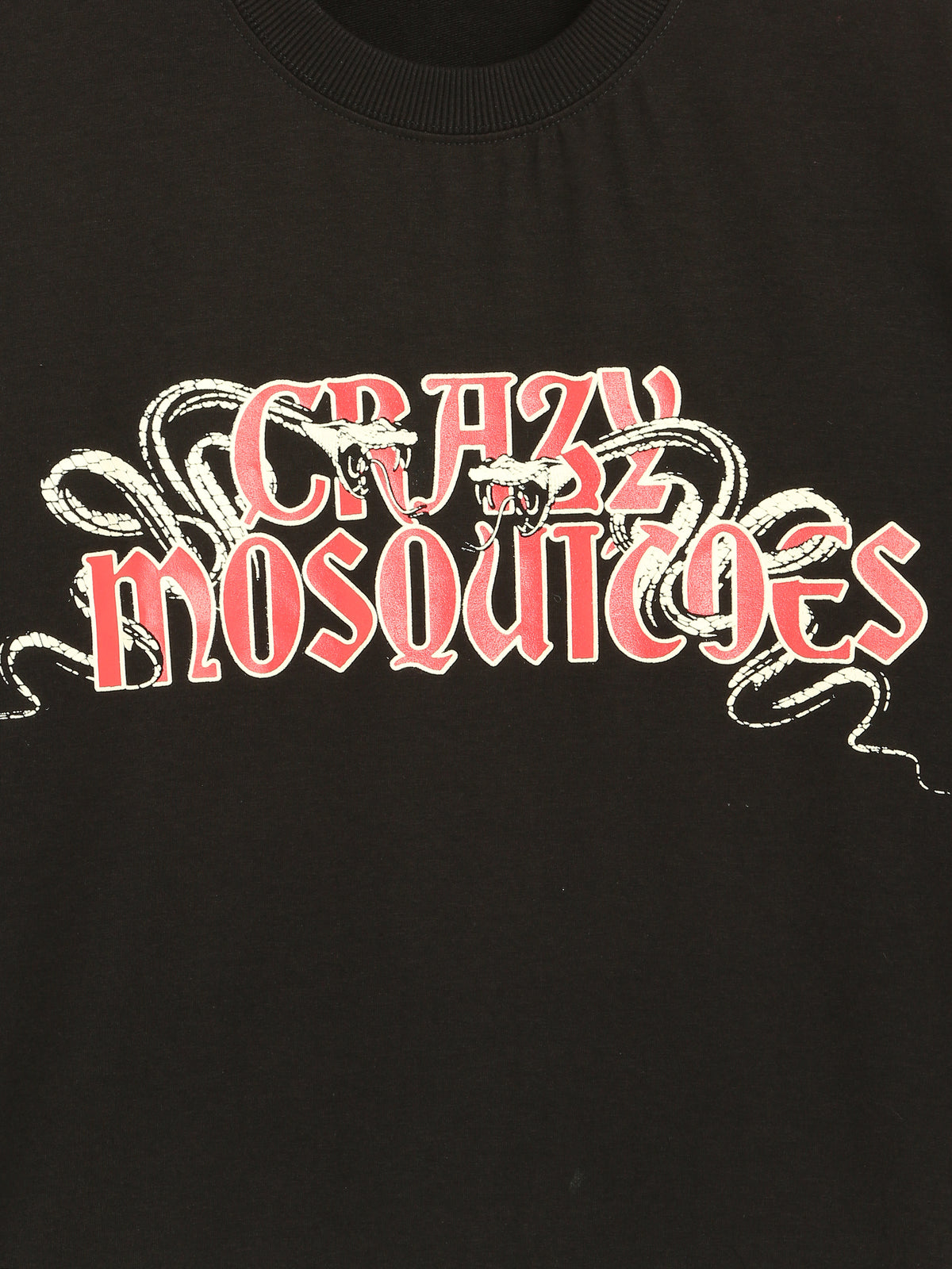 Dual Snakes Bamboo Tee Black