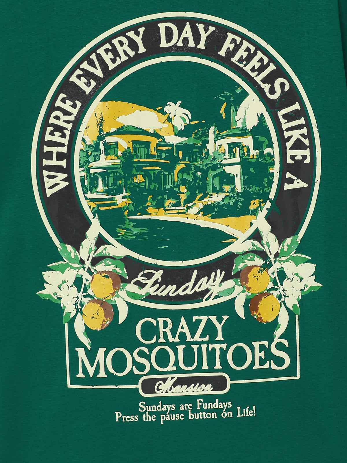 Weekend Mansion Tee Green