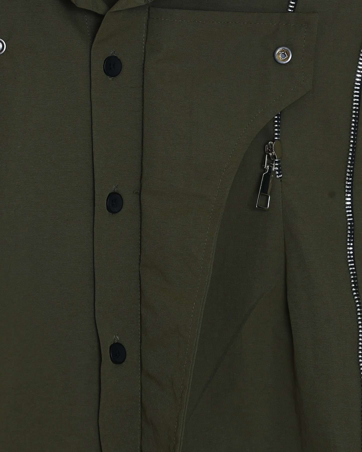 Jap Zip Dark Green