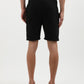 Three Pocket Fleece Shorts in Black