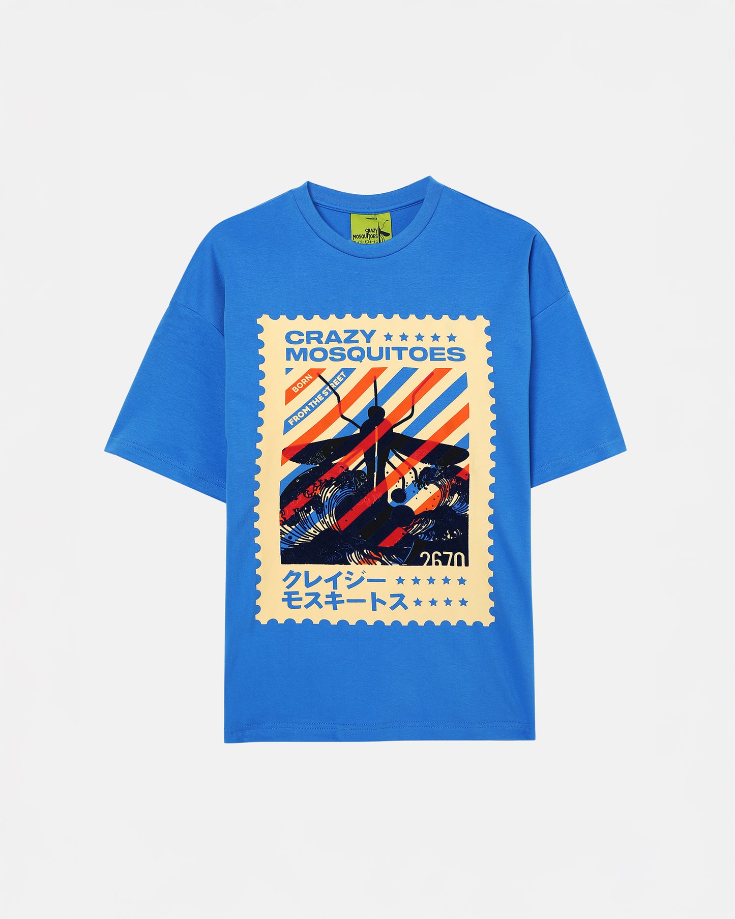 Mos Stamp Tee Blue