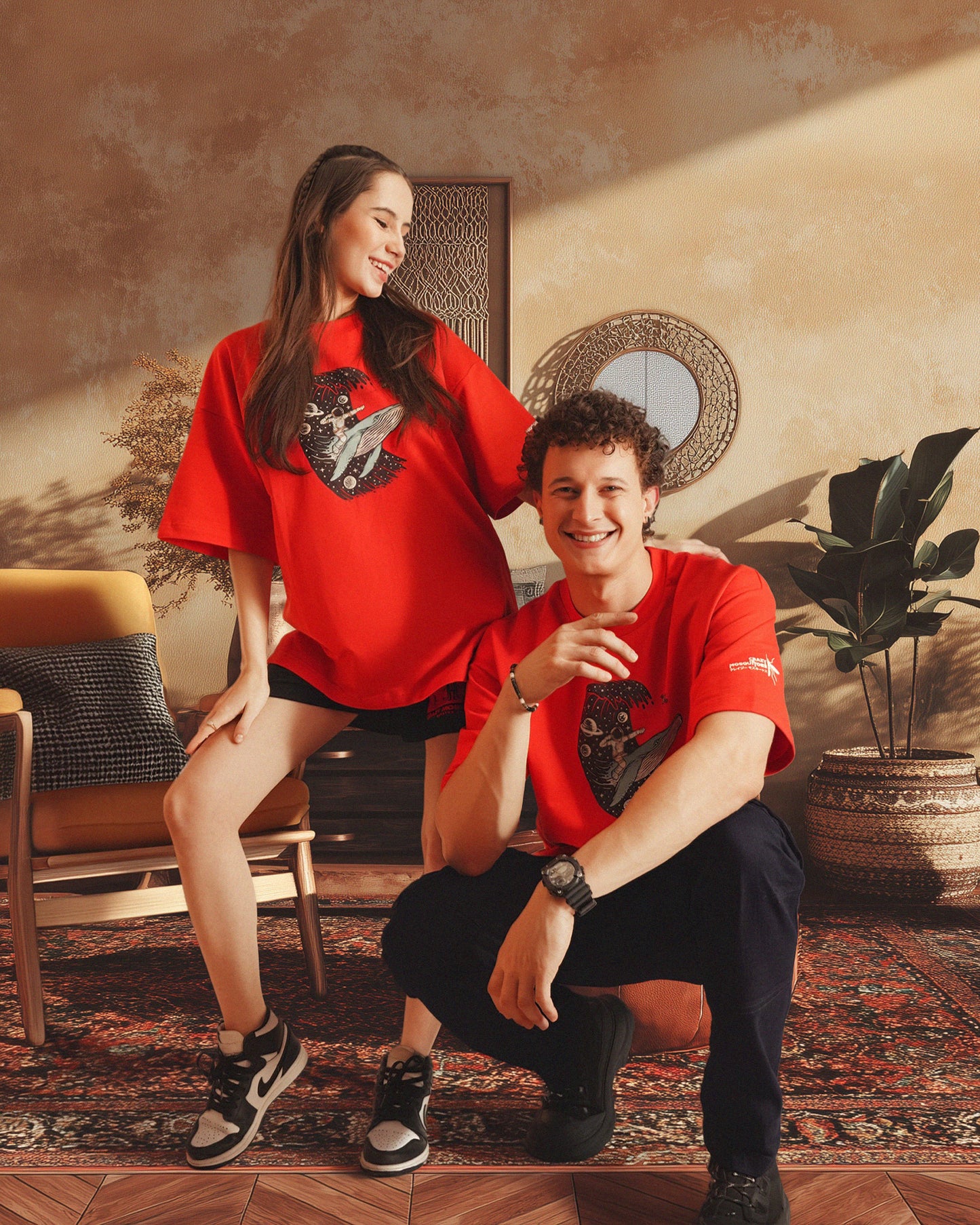 Surfer Tee Red