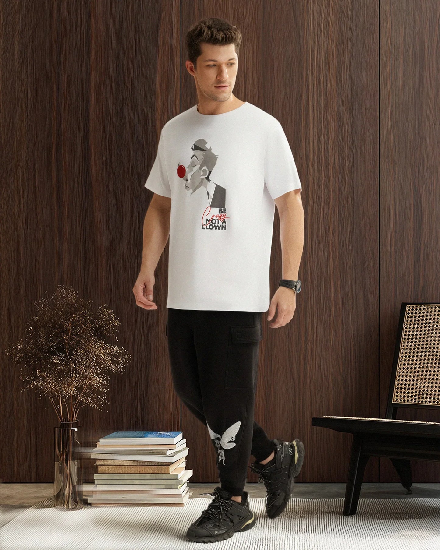 Clown Tee White