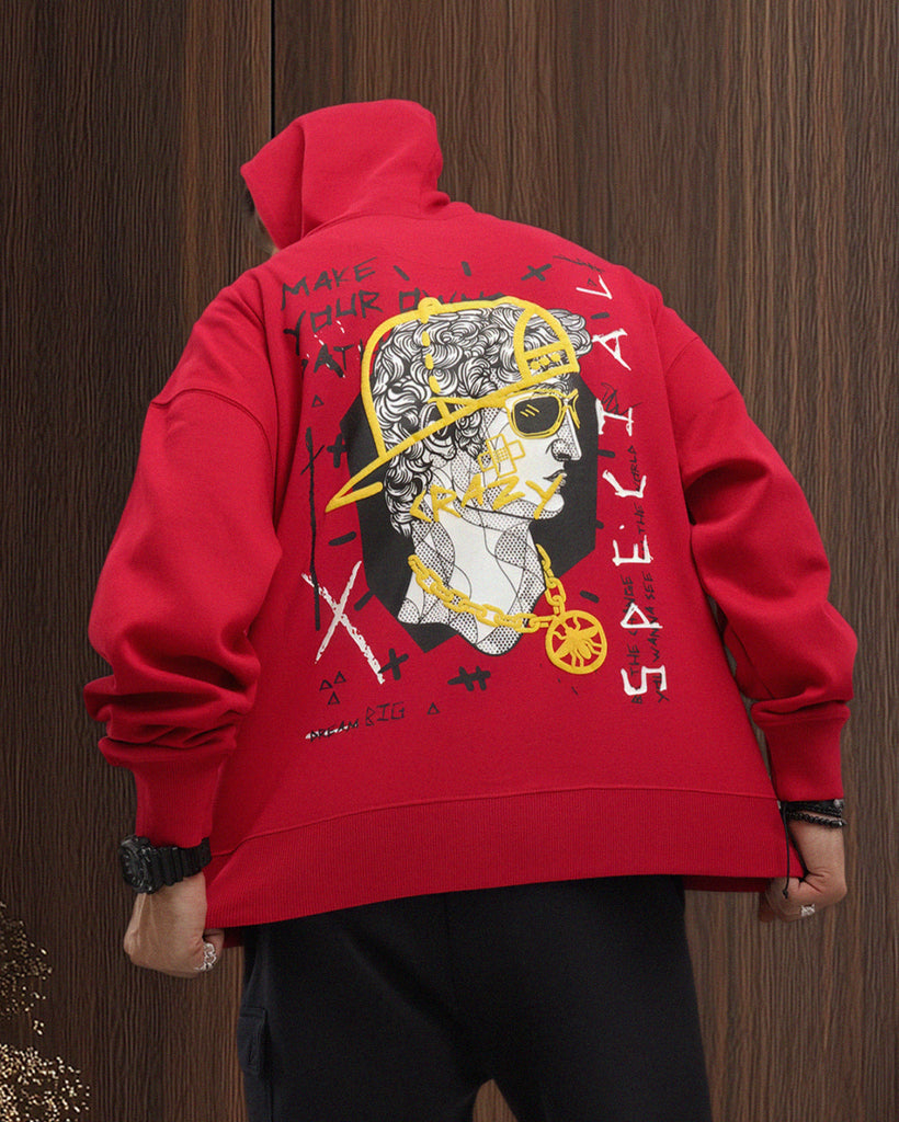 David Hoodie Red